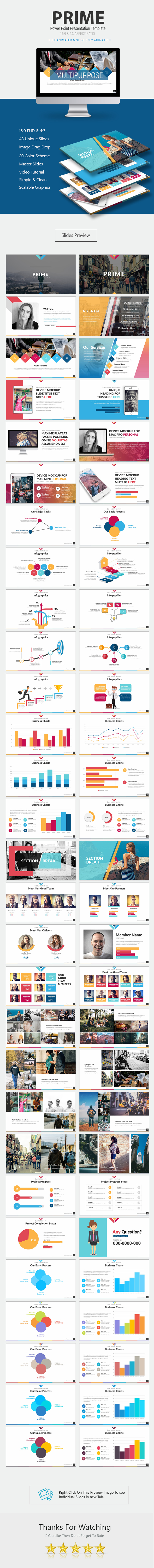 Prime Power Point Presentation - Business PowerPoint Templates
