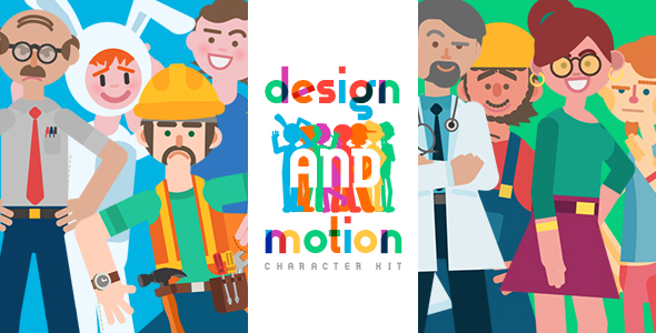 Videohive Design and Motion Character Kit 20838034