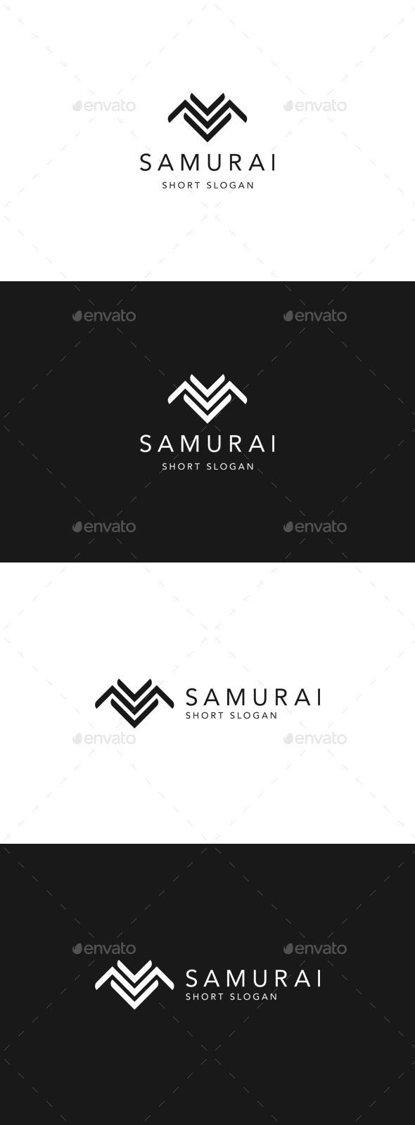 GraphicRiver Samurai Logo 21184544 GraphicRiver Samurai Logo 21184544