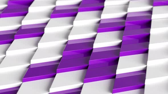 Purple And White Diamond Shapes Background