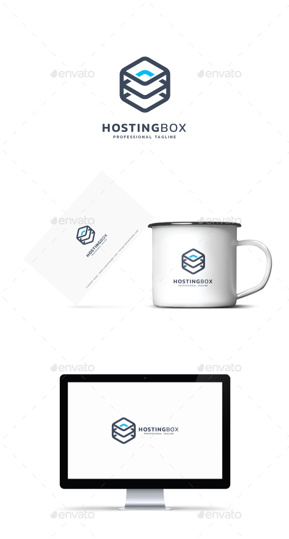 GraphicRiver Hosting Box Logo 21185065 GraphicRiver Hosting Box Logo 21185065