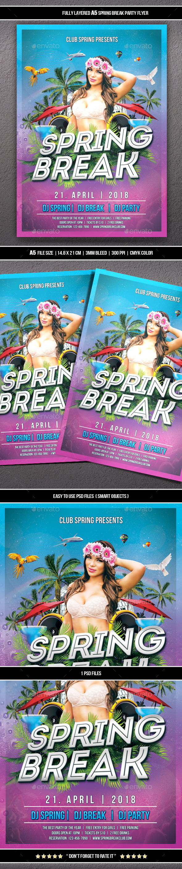 Spring Party Flyer