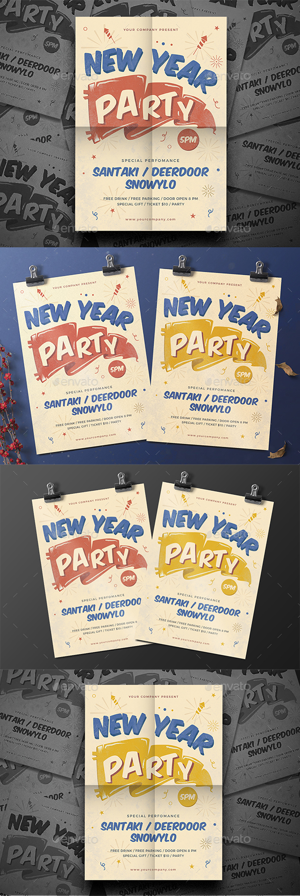 GraphicRiver New Year Party Flyer 21186350 GraphicRiver New Year Party Flyer 21186350