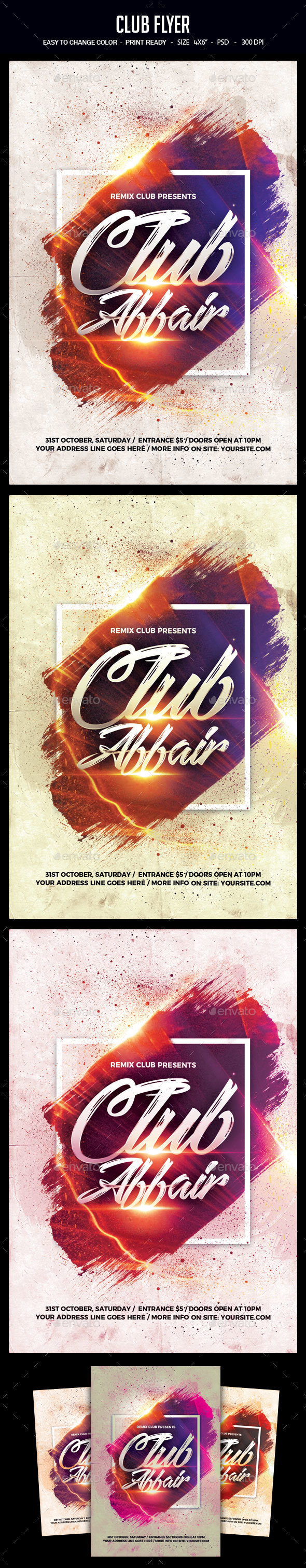 Club Flyer - Clubs & Parties Events