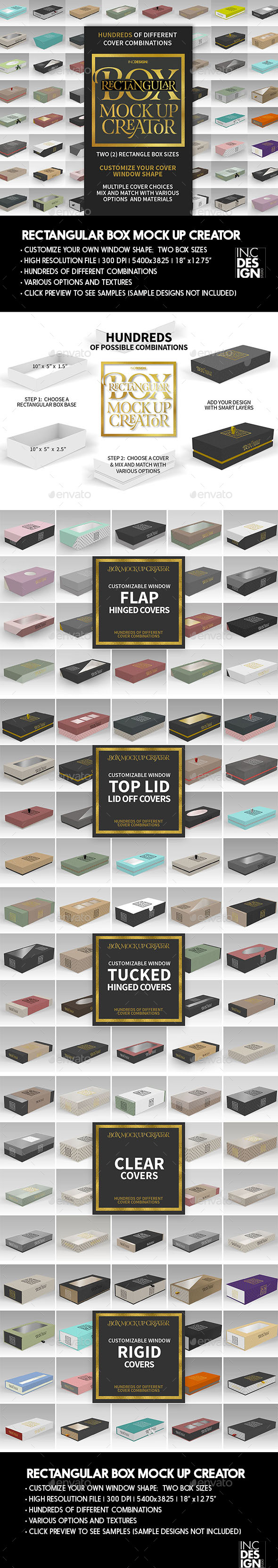 GraphicRiver Rectangle Box Packaging Mock Up Creator 21186767 GraphicRiver Rectangle Box Packaging Mock Up Creator 21186767