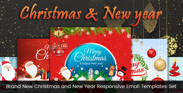 ThemeForest Brand New Christmas and New Year Responsive Email Templates Set 21096404 ThemeForest Brand New Christmas and New Year Responsive Email Templates Set 21096404