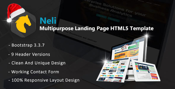 ThemeForest Neli Multipurpose Landing Page HTML5 Template 21102770 ThemeForest Neli Multipurpose Landing Page HTML5 Template 21102770