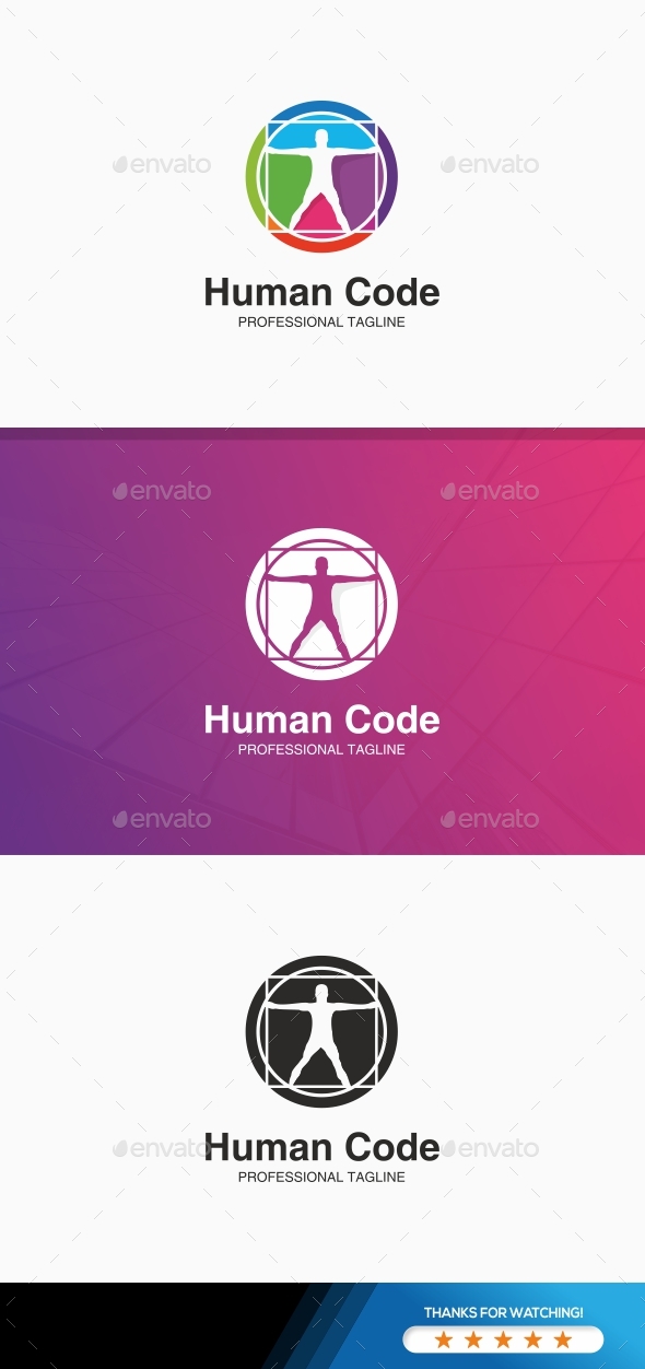 Human Code Logo - Humans Logo Templates