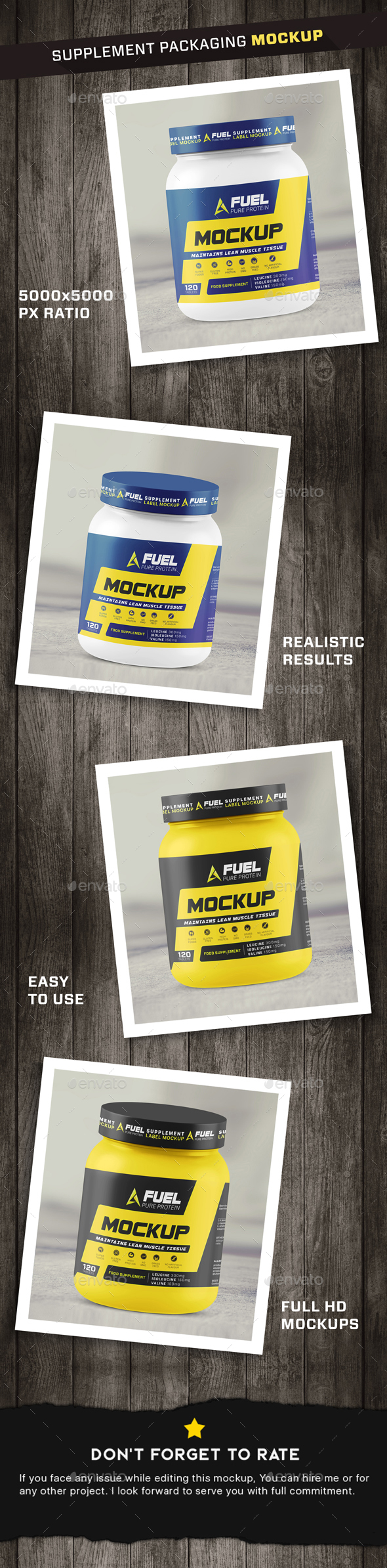 Download Protein Powered Mockup » Dondrup.com