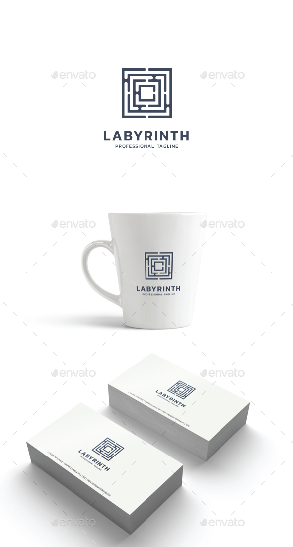 Labyrinth Logo - Symbols Logo Templates