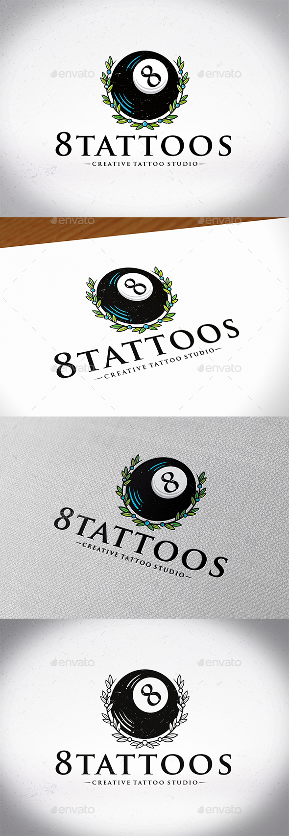 GraphicRiver Black Eight Ball Logo 21188473 GraphicRiver Black Eight Ball Logo 21188473