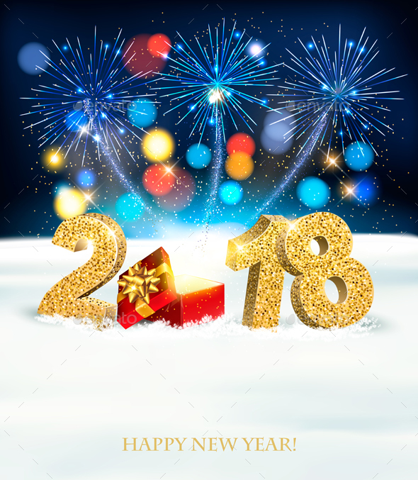 GraphicRiver Happy New Year 2018 Background With Fireworks 21188474 GraphicRiver Happy New Year 2018 Background With Fireworks 21188474