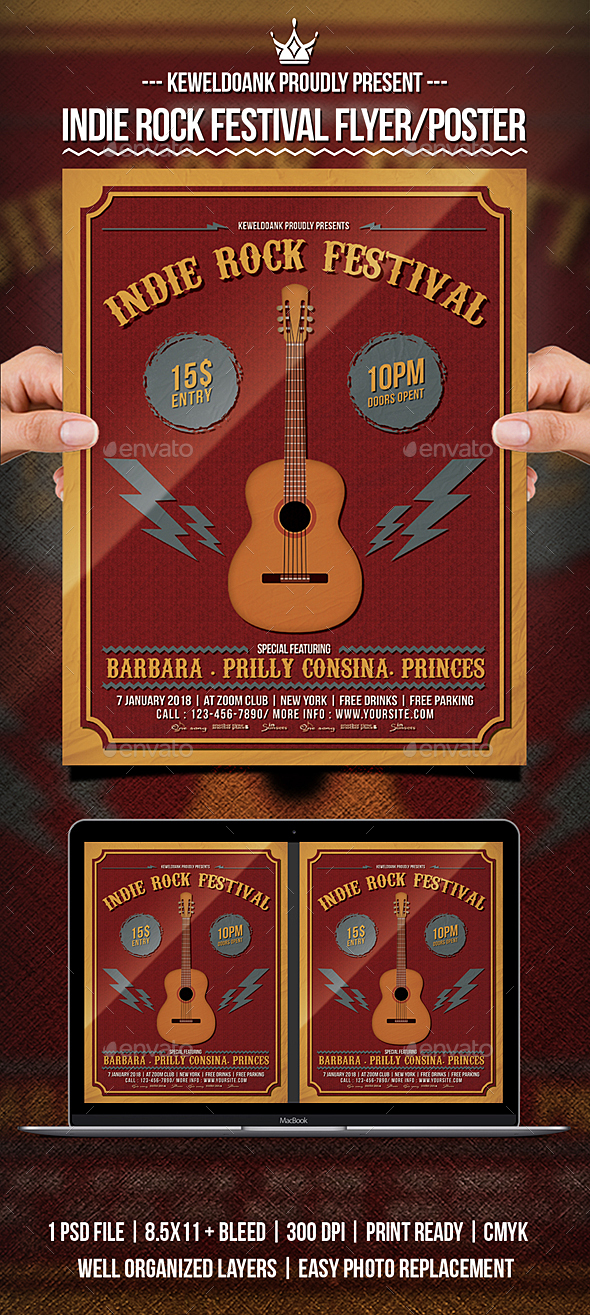 GraphicRiver Indie Rock Festival Flyer Poster 21189413 GraphicRiver Indie Rock Festival Flyer Poster 21189413