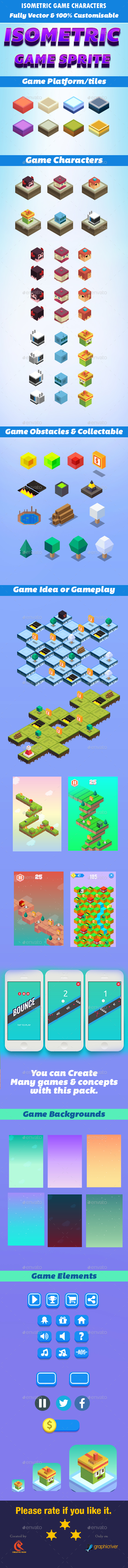 Isometric Game Character Sprite - Game Kits Game Assets