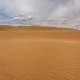 Clouds in the Desert Above the Sand Dunes - VideoHive Item for Sale