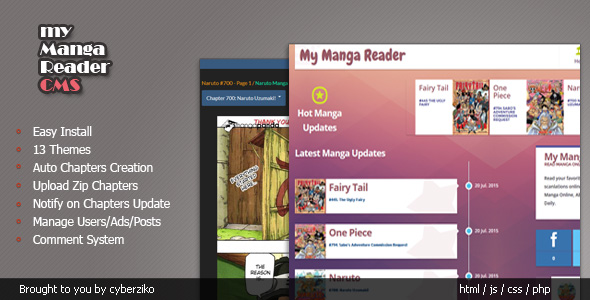 my Manga Reader CMS - CodeCanyon Item for Sale