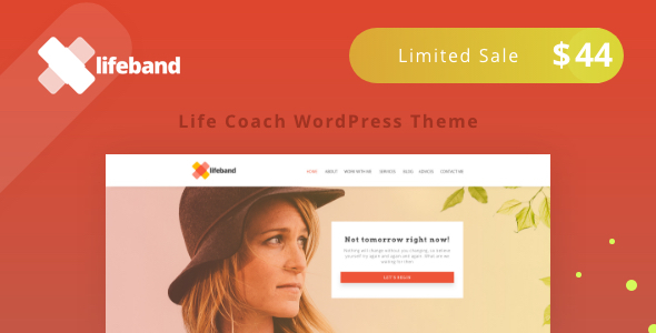 Lifeband - Life Coach WordPress Theme - Health & Beauty Retail