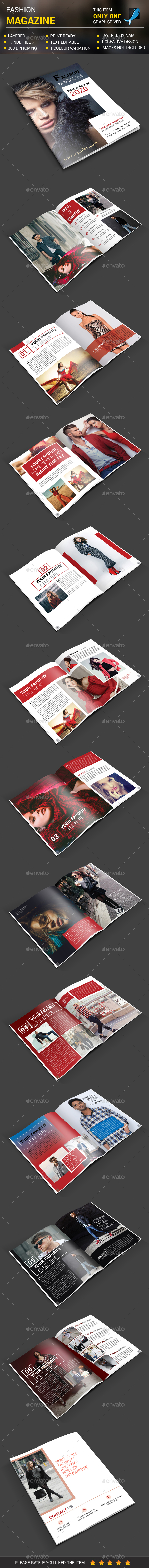 Fashion Magazine - Magazines Print Templates