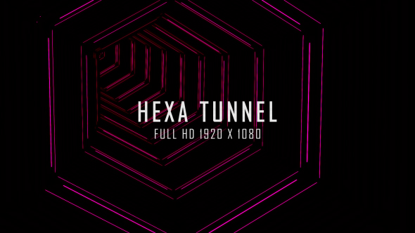 Hexa Tunnel VJ Loops Background