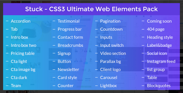 CodeCanyon Stuck CSS3 Ultimate Web Elements Pack 21193292 CodeCanyon Stuck CSS3 Ultimate Web Elements Pack 21193292