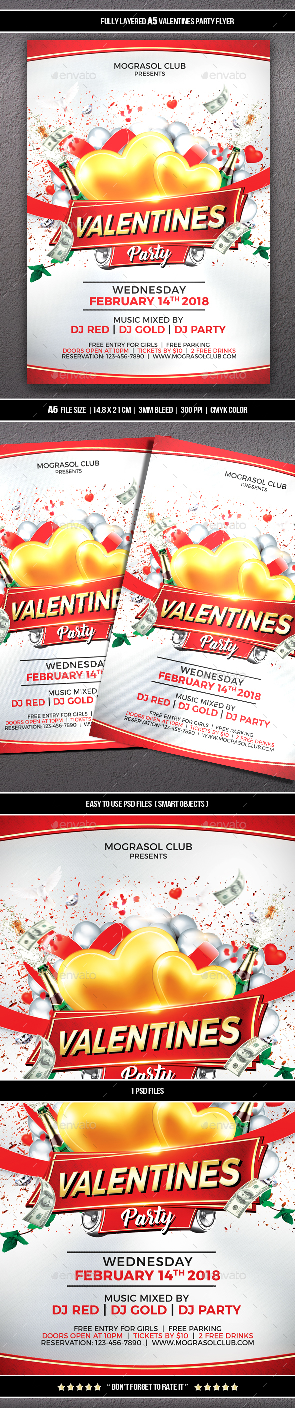 Valentines Party Flyer