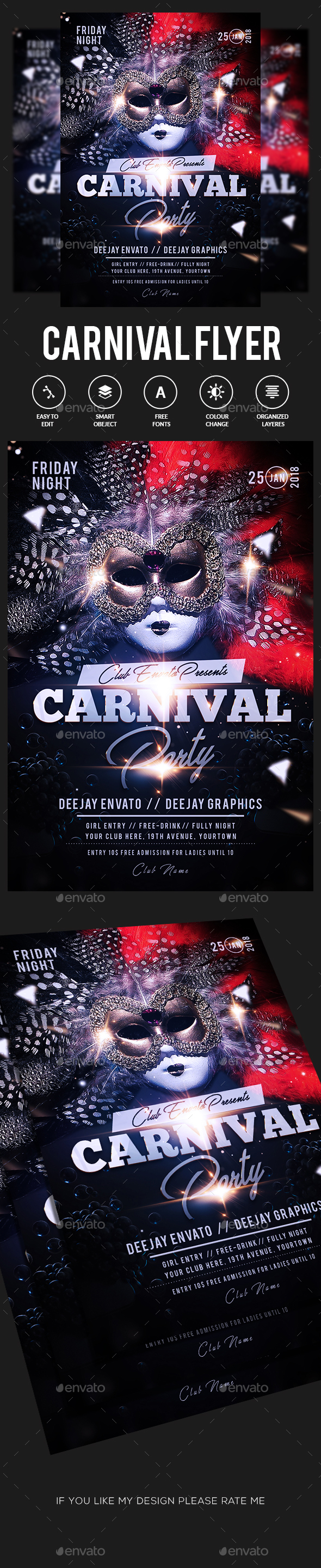 GraphicRiver Carnival Flyer 21193981 GraphicRiver Carnival Flyer 21193981