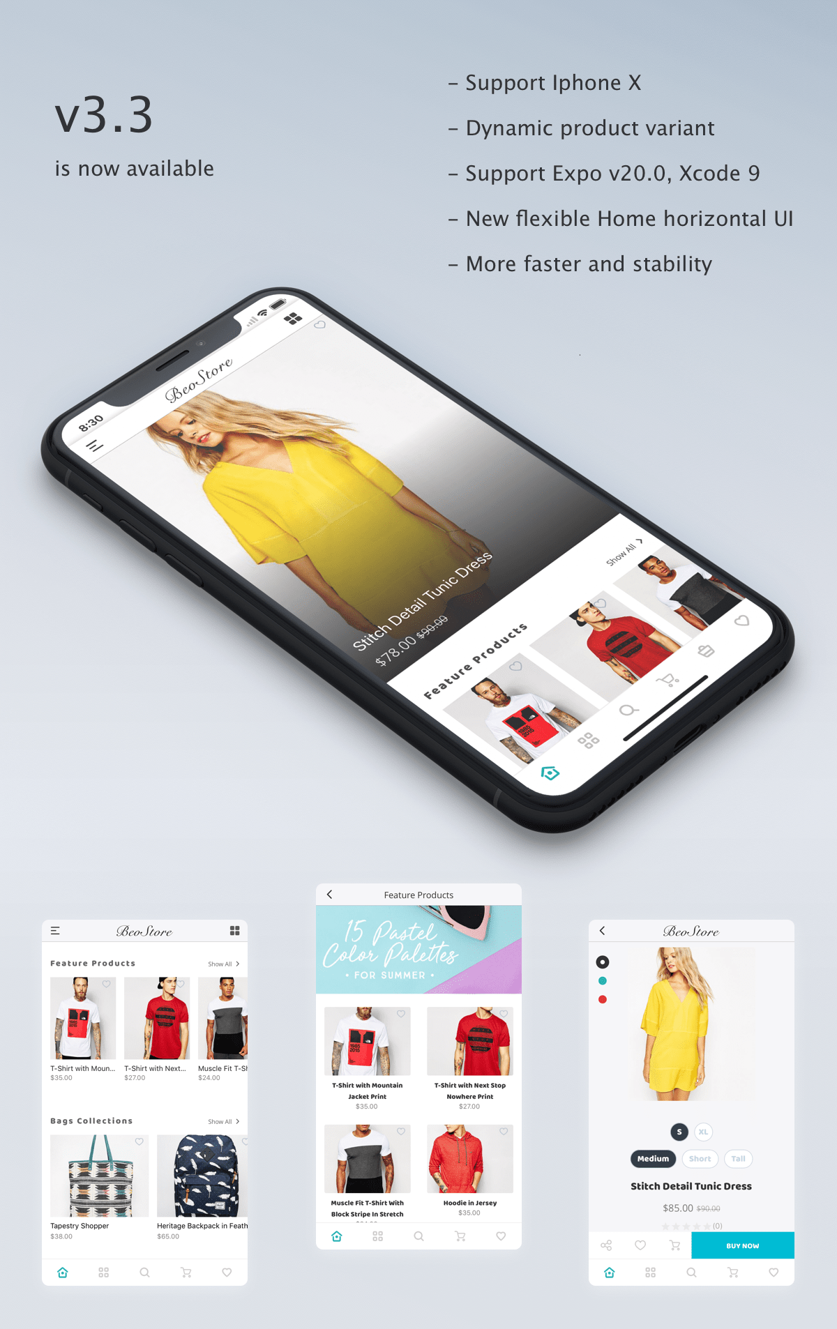 MStore Pro - Complete React Native template for e-commerce by InspireUI1200 x 1906