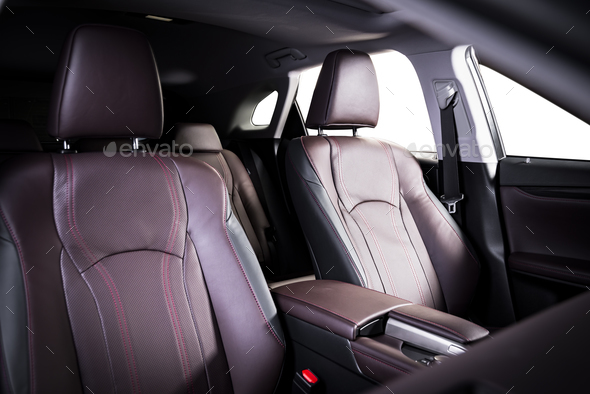 Luxury car interior - Stock Photo - Images