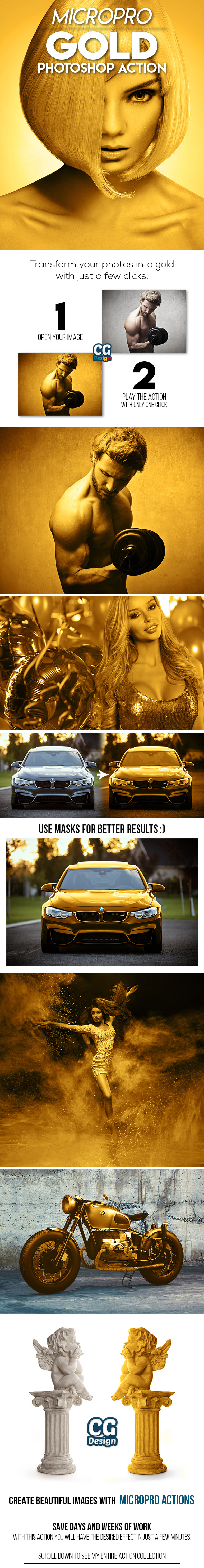 GraphicRiver MicroPro Gold Photoshop Action 21194259 GraphicRiver MicroPro Gold Photoshop Action 21194259