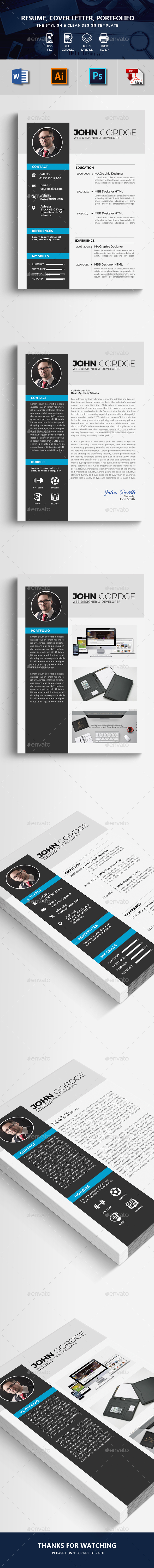 Corporate Resume Design Template - Resumes Stationery
