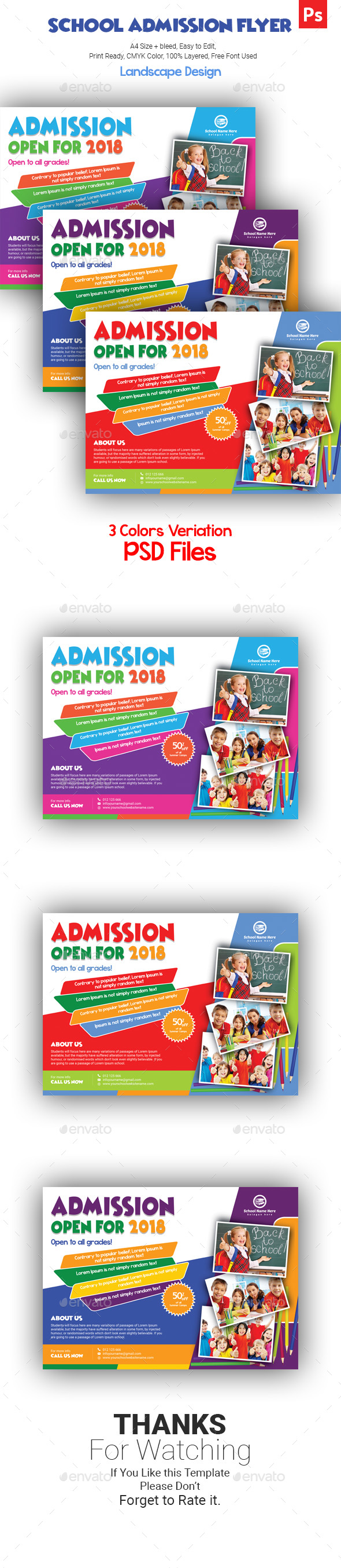 GraphicRiver School Flyer 21194958 GraphicRiver School Flyer 21194958