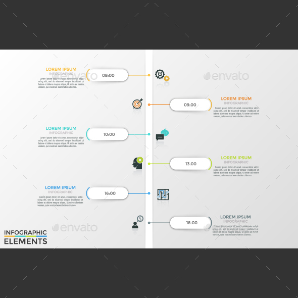 GraphicRiver Modern Vertical Infographic Timeline 21195283 GraphicRiver Modern Vertical Infographic Timeline 21195283