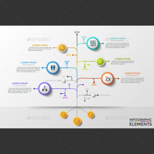 Business Tree Timeline Infographics - Infographics