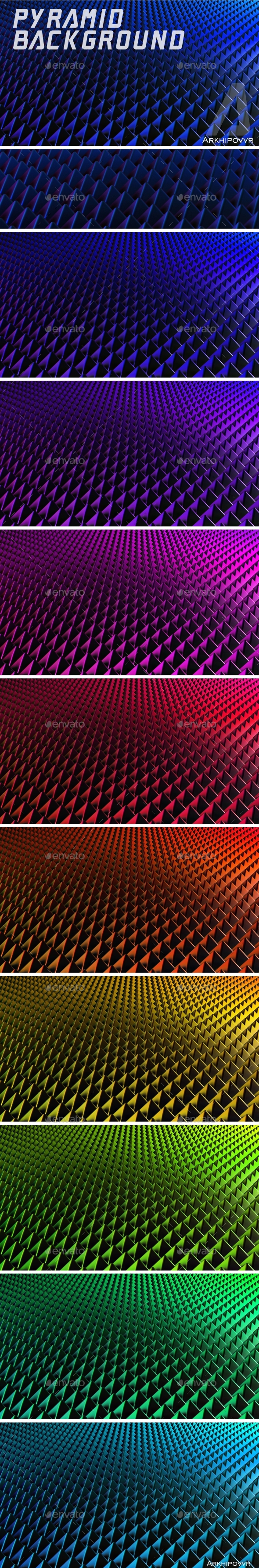 GraphicRiver Pyramid Backgrounds 21195766