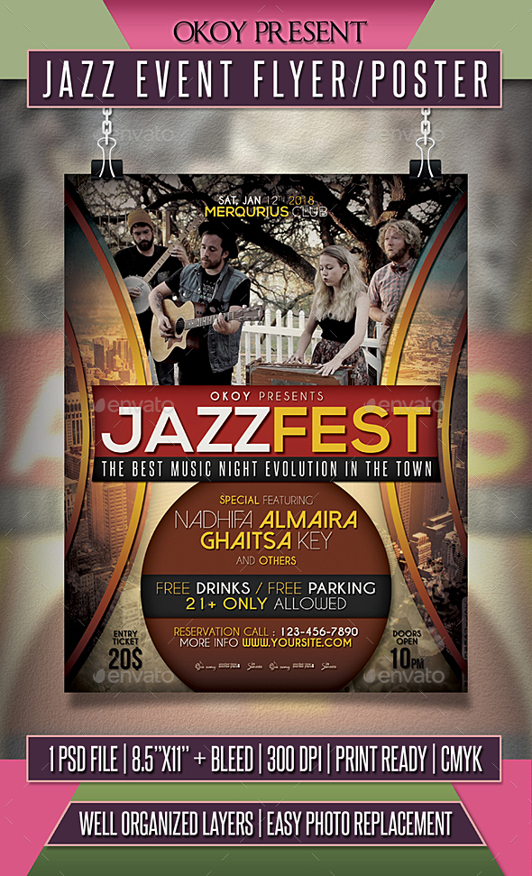 GraphicRiver Jazz Event Flyer Poster 21195887 GraphicRiver Jazz Event Flyer Poster 21195887