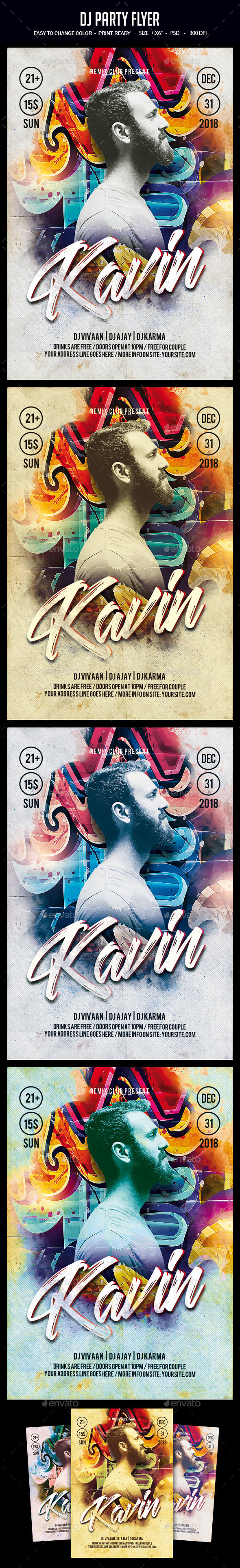 Dj Party Flyer - Clubs & Parties Events