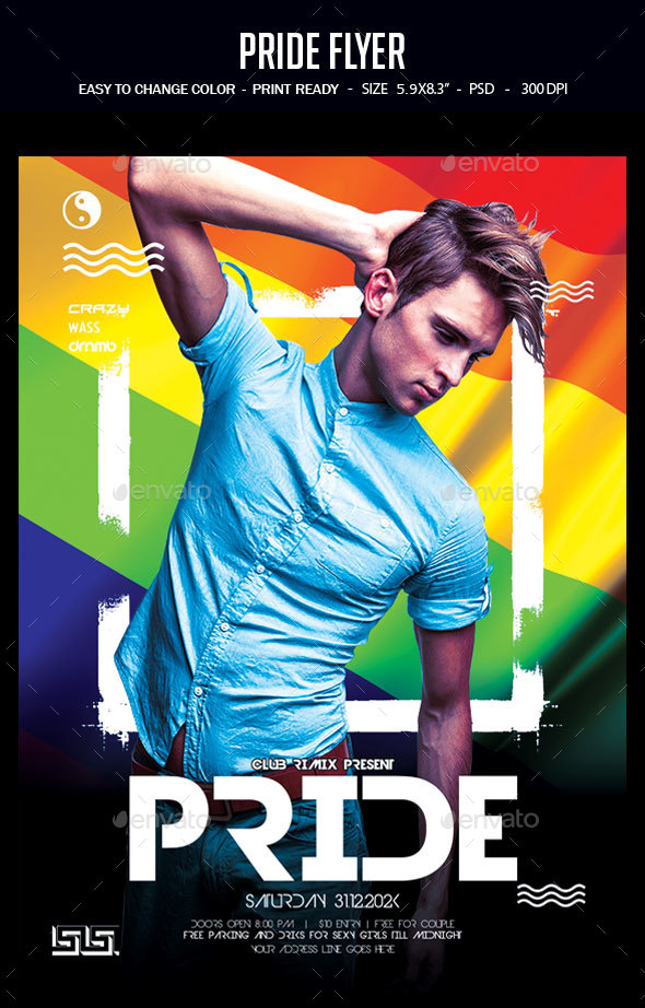Pride Flyer - Clubs & Parties Events