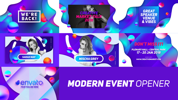 Modern Event Opener - VideoHive 21196202