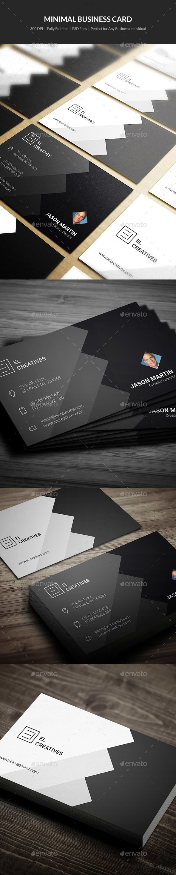 GraphicRiver Minimal Business Card 01 21196504