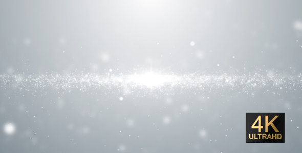 White Particles Background