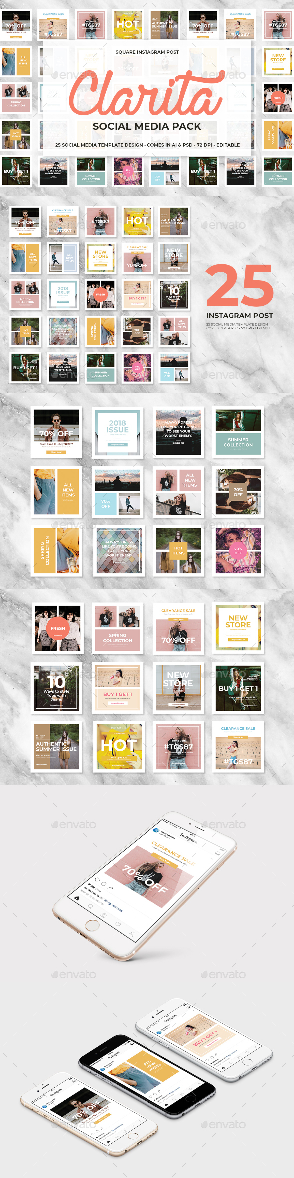 GraphicRiver Clarita Social Media Pack 21197309 GraphicRiver Clarita Social Media Pack 21197309