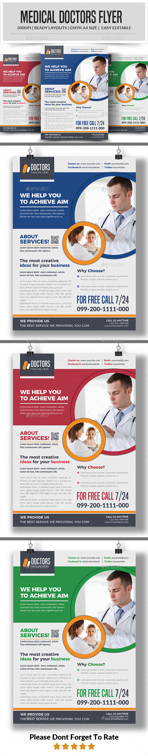 GraphicRiver Doctors Flyer 21197427 GraphicRiver Doctors Flyer 21197427