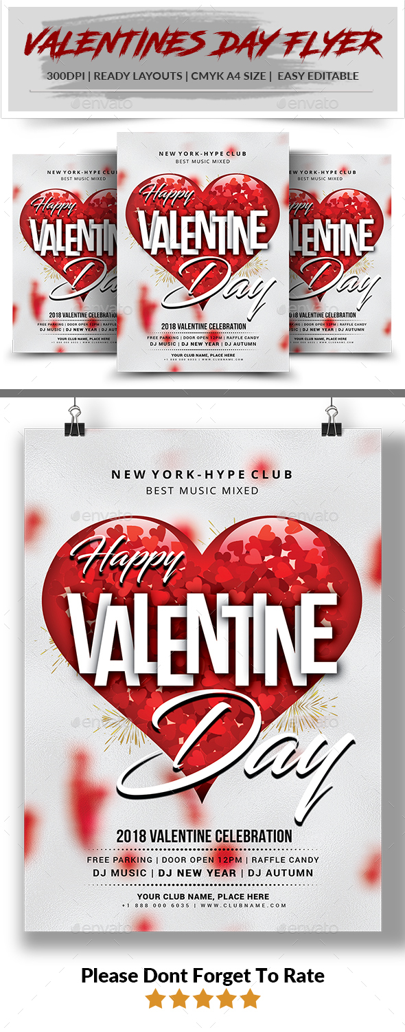 Valentines Day Flyer Invitation