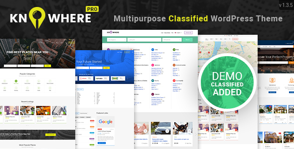 Knowhere Pro - Multipurpose Classified Directory WordPress Theme