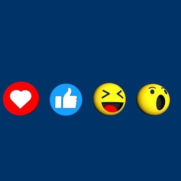 Facebook Emoji Pack - 3Docean 21197955