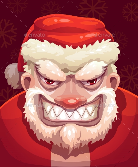 GraphicRiver Bad Santa Face 21198230 GraphicRiver Bad Santa Face 21198230