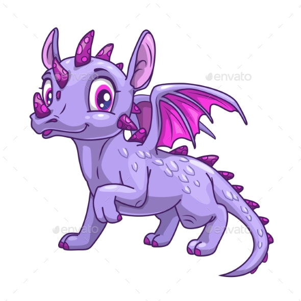 GraphicRiver Cartoon Little Dragon Icon 21198368 GraphicRiver Cartoon Little Dragon Icon 21198368