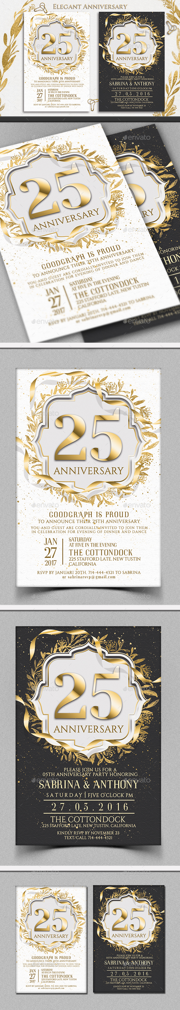 anniversary Invitation - Invitations Cards & Invites