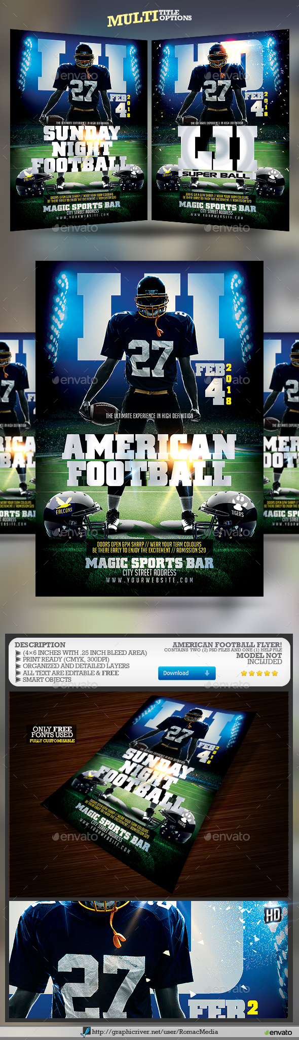 American Football - Sports Events