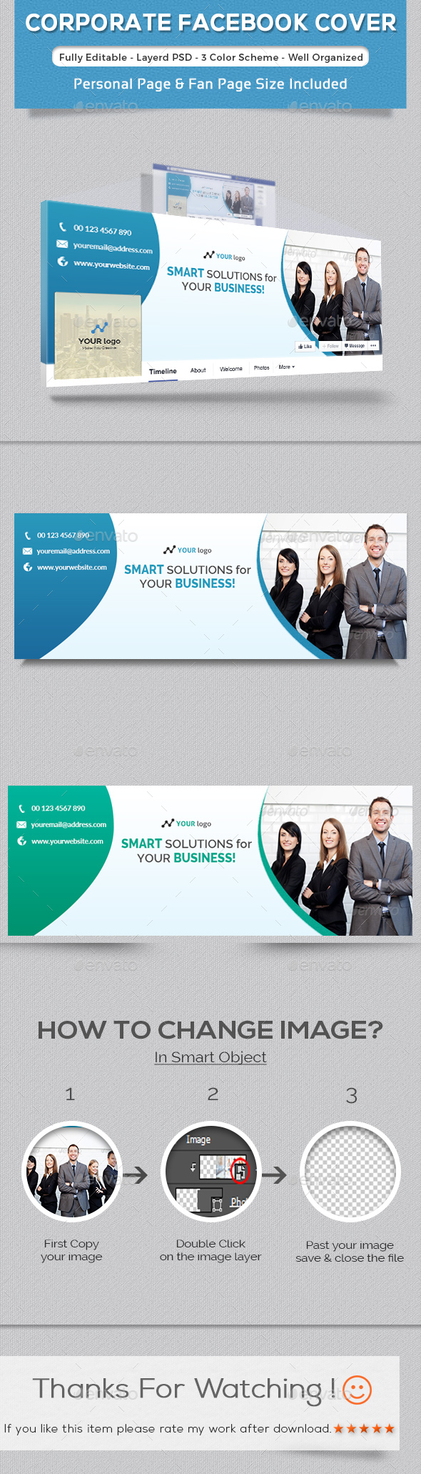 Corporate Facebook Timeline Cover - Facebook Timeline Covers Social Media